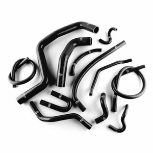 ZAP BLACK Silicone Radiator Hose Set For Honda Acura Integra DB7 DC4 RS LS GS SE - Picture 1 of 2