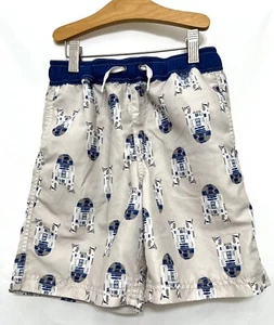 240374 Pantalones Cortos de Natación HANNA DIFFERSSON x STAR WARS R2D2 Niños 130 cm 8 Usados en Excelente Condición - Imagen 1 de 4