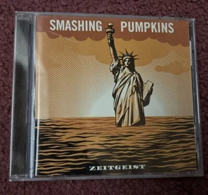 2007 Smashing Pumpkins Zeitgeist CD Orange Yellow Cover Used Clean Disc - Imagen 1 de 4