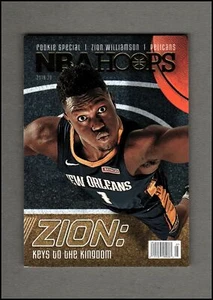 2019-20 Hoops Rookie Special #SPEC1 Zion Williamson SP Keys to the Kingdom casi nuevo-como nuevo y nuevo - Imagen 1 de 2
