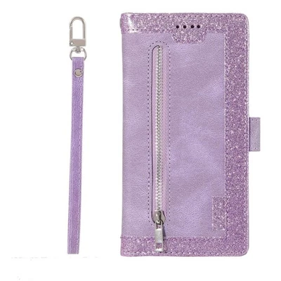 Кожаный чехол-бумажник на молнии для iPhone 16 15 17 Pro Max 14 13 12 11 откидной чехол - Изображение 1 из 4