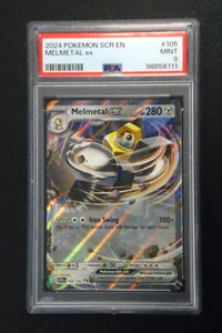 2024 POKEMON Melmetal EX 150/142 Stellar Crown Double Rare PSA MINT 9 - Picture 1 of 2