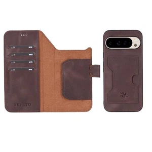 Florence Luxury Leather Wallet Case for Google Pixel 9 Pro XL | Handmade, Ful... - Picture 1 of 6