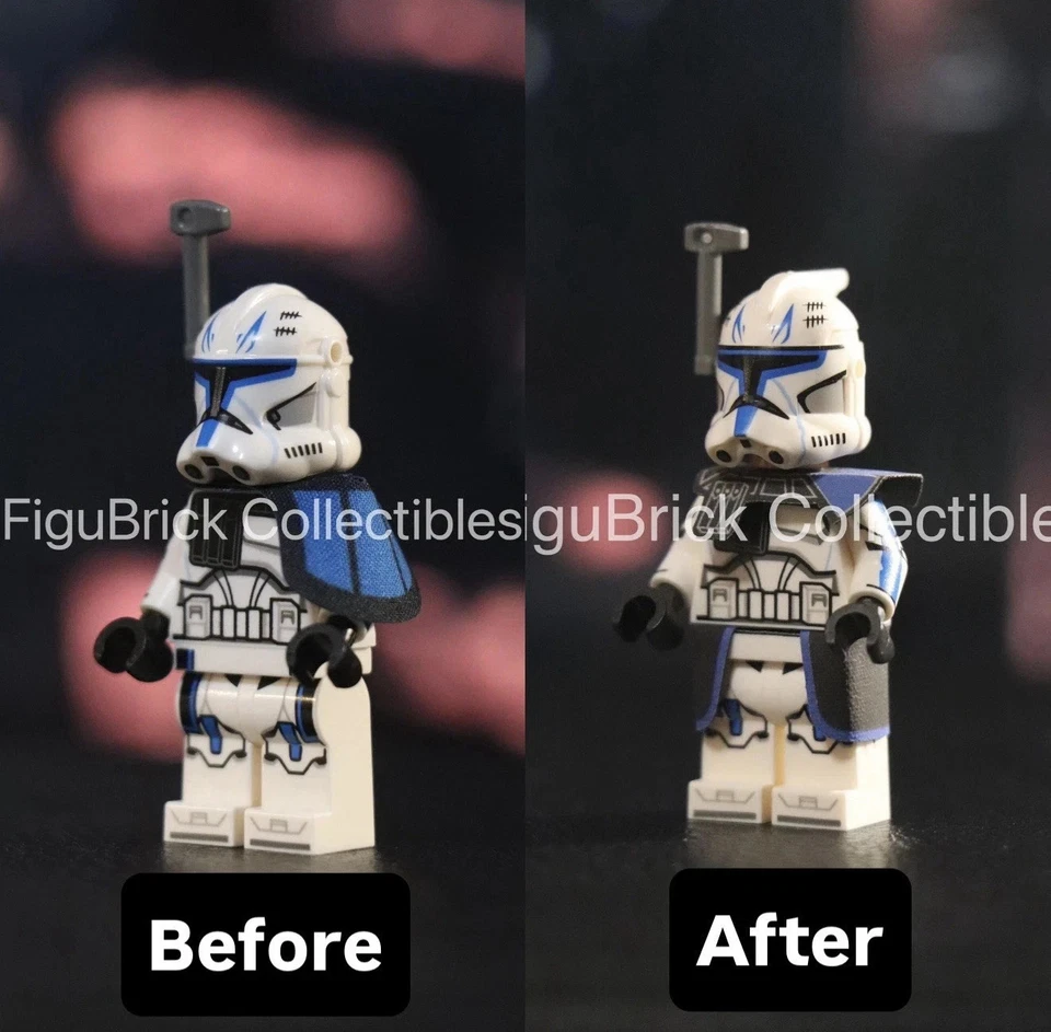 for LEGO GCC ARC Trooper Captain Rex Minifigure Helmet + Cloth Upgrade Kit - Image 1 of 1