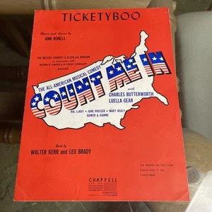 Spartiti FLOP Luella Gear "COUNT ME IN" Charles Butterworth / Jean Arthur '42 - Foto 1 di 6