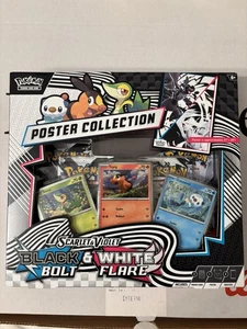 Pokemon Scarlet & Violet Black Bolt & White Flare Poster Collection NEW! SEALED! - Picture 1 of 3