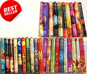 Hem Incense Sticks Mixed Bulk 10 Packs 200 Sticks Assorted Scents - Picture 1 of 12