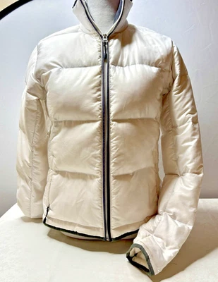 Vintage 90s Spyder Deep Web Puffer Jacket Women’s Size Medium White Ski Snow Coa - Image 1 of 4