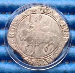 1625-1649 King Charles I English Medieval Silver Coin - Picture 1 of 4