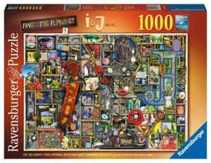 RAVENSBURGER PUZZLE*1000 TEILE*AWESOME ALPHABET I & J *COLIN THOMPSON*RARITÄT