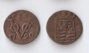 NIEDERLANDE OSTINDIEN Anzug 1790 Zeeland Waffengewicht 2,90 Gramm - Bild 1 von 1