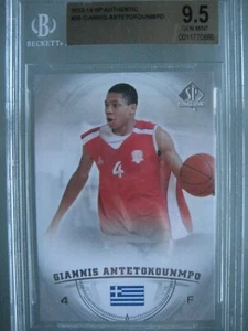 2013-14 Sp Authentic #36 Giannis Antetokounmpo Rookie Rc BGS 9.5 Gem Mint - Picture 1 of 4