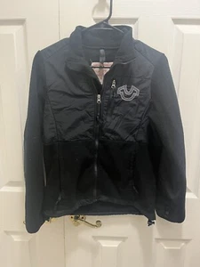 giacca pile bambino true religion taglia XS colore nero usato condizioni - Foto 1 di 11