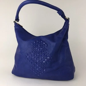 Under One Himmelblau Nieten Handtasche groß Schultertasche Beuteltasche Einhenkel Kunstleder - Bild 1 von 11