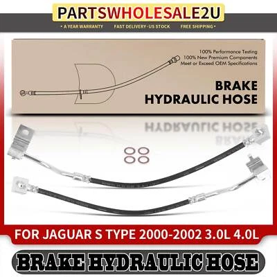 2x Manguera hidráulica de freno lateral trasero para Jaguar S tipo 2000-2002 V6 3,0 L V8 4,0 L Foto 1 de 4