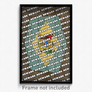 Newark Delaware Poster (DE City Souvenir 11x17 Town Print) - Picture 1 of 1