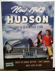 1942 Hudson 6 Deluxe 6 Super 6 & Commodore 6 8 Custom 8 Broszura sprzedaży Oryginalna