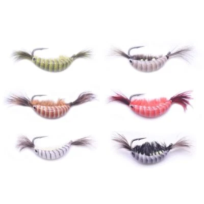 TUNGSTEN Natural Shrimp Jigs - Panfish Jigs for Crappie, Bluegill, Perch etc - Image 1 of 4