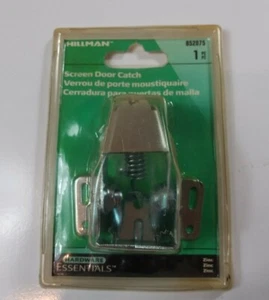 Zinc Plated Screen Door Catch Hillman 85075 New Sealed - Picture 1 of 3