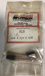 NOS Nuovo Vecchio Stock Helwig Carbon Products Parte 213 Ricambio Spazzola Sigillato - Foto 1 di 3