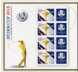 PHOTO CONTRACTUELLE / TIMBRE FRANCE NEUF BLOC N° 142 ** GOLF RYDER CUP - Photo 1/1