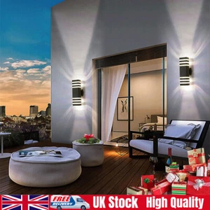 6 Tiers Up Down LED Outdoor IP67 Wall Light Garden Porch Sconce Front Door Lamp - Picture 1 of 20