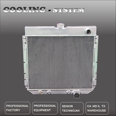 CC340 3 Row Aluminum Radiator For 67-69 Ford Mustang Torino Country Squire V8 - Image 1 of 4