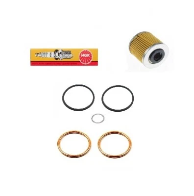 Cagiva River 500 600 Inspektion Wartung Set Zündkerze Service Ölfilter Kit - Imagem 1 de 4