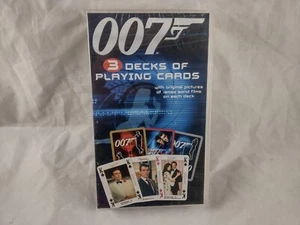 James Bond 007 3 Decks of Playing Cards - Picture 1 of 2