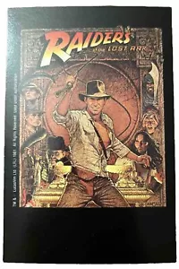 RAIDERS OF THE LOST ARK POSTCARD Indiana Jones Video Store Promo - Picture 1 of 6