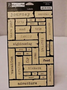Cardstock Stickers Labels Travel Love Heritage Scrapbook Embellishments Cards 5H - Picture 1 of 3