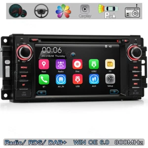 Autoradio CD GPS Navi Bluetooth Für Jeep Cherokee Jouruney Wrangler Chrysler 300 - Bild 1 von 12