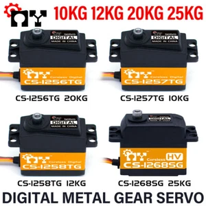 MY RC Coreless Digital Servo 10/12/20/25KG High Torque Gear For 1/8 1/10 RC Car - Picture 1 of 26