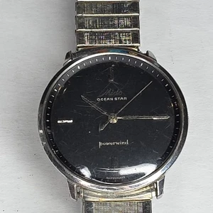 Beautiful Vintage Mido Ocean Star Powerwind Switzerland Wrist Watch READ - Picture 1 of 9