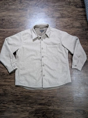 Banana Republic Men's Heritage Shirt Jacket, Tan, XXL Warm Thick Material - Image 1 of 4