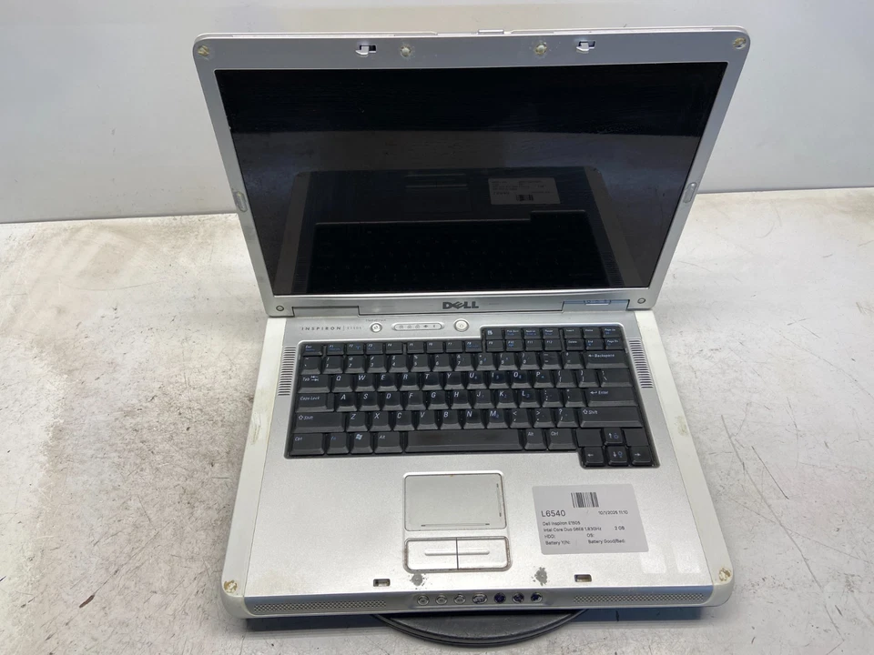Dell Inspiron E1505 Intel Core Duo 06E8 1.83GHz 2 GB NO HDD - Image 1 of 4