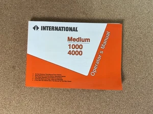 1996 International Trucks MD 1000 4000 Operators Manual Original Navistar - Picture 1 of 10