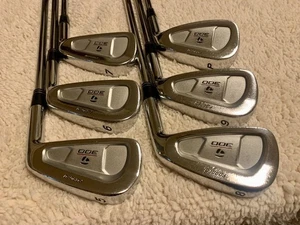 TaylorMade 300 Forged Iron Set 5-9+Pw Rifle FCM Flex-6.5 6pcs RH From Japan Used - Picture 1 of 12