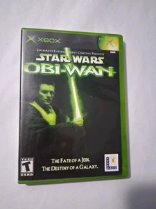 Star Wars-Obi Wan - Microsoft Xbox CIB W/Registration Card - Picture 1 of 15