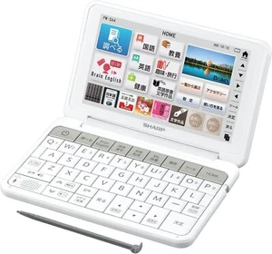 Sharp Color Electronic Dictionary Brain Life and Education Model White PW-SA4-W - Picture 1 of 4