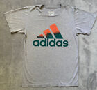 Adidas Go-To Tee Short Sleeve T-Shirt Men's S Small Gray Logo Crew Neck