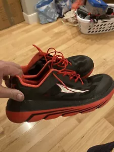 Altra Duo Running Shoes Lightweight Zero Drop Red Black AFM1838F-6 Men's Sz 9.5 - Picture 1 of 4