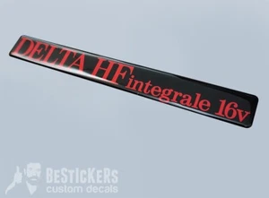 Resin Aufkleber Wappen Lancia Delta Integral 16V Kofferraum Heckklappe Trunk Badge - Bild 1 von 2