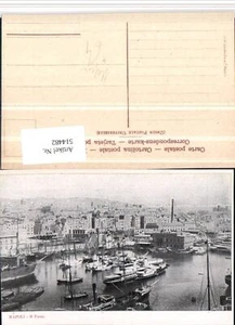 514482,Napoli Neapel Il Porto Hafen Hochseeschiffe Dampfer - Picture 1 of 1