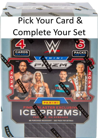 2024 Panini Prizm WWE Parallels & Prizms Pick Your Card & Complete Your Set! - Image 1 of 1