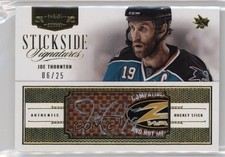 2013-14 Panini Dominion Stickside Signatures /25 Joe Thornton #SS-JO Auto