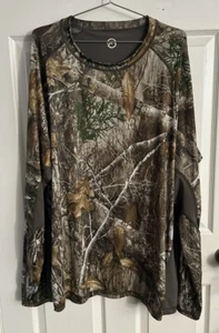 Magellan Outdoors Camouflage Reversible Long Sleeve Shirt Men’s 3XL Hunting Real - Picture 1 of 8