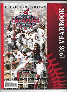 1998 Cleveland Indians Official Baseball Yearbook---Jim Thome Excellent