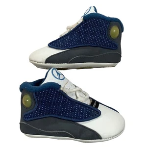 Sneakers Vintage Air Jordan 13 Retro Grigio Flint 2005 Taglia Bambino 3C - Foto 1 di 8
