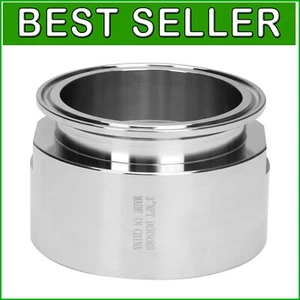 3'' Female NPT Thread Tri Clamp Adapter - Hygienic Stainless Steel Solution - Picture 1 of 8